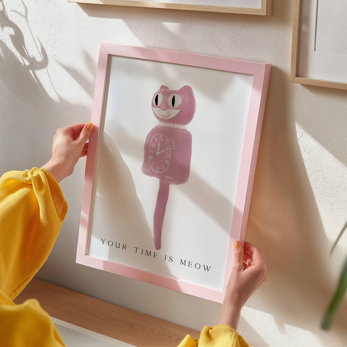 Cat Clock - Art Print