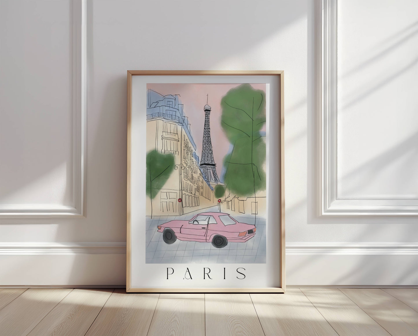 Paris Eiffel Tower Print - Digital product